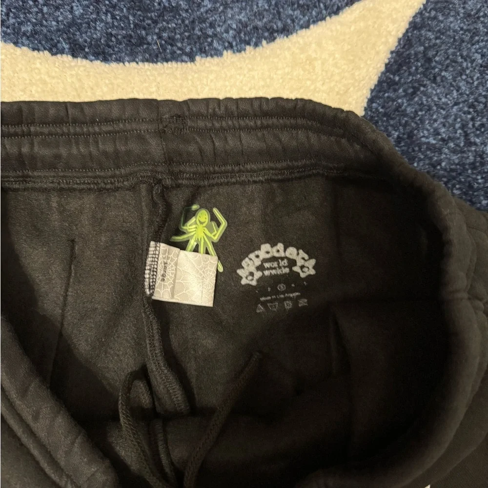 Sp5der Souvenir SP5 Black Sweatpants Men’s Large